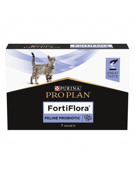 Пробиотик PRO PLAN FortiFlora для взрослых котов и котят для здорового пищеварения и укрепления иммунитета 7х1 г